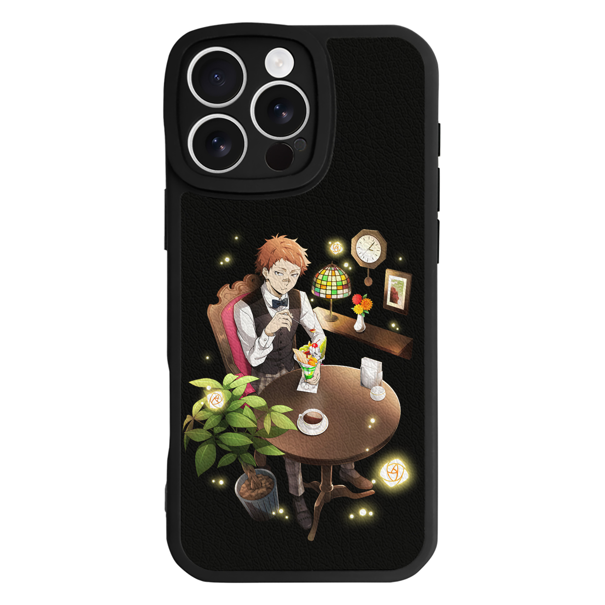 （画像用） 文豪ストレイドッグス Bungo Stray Dogs 【iPhone 16シリーズ対応】シリコンスマホケース（レザー調） 材質：シリコン